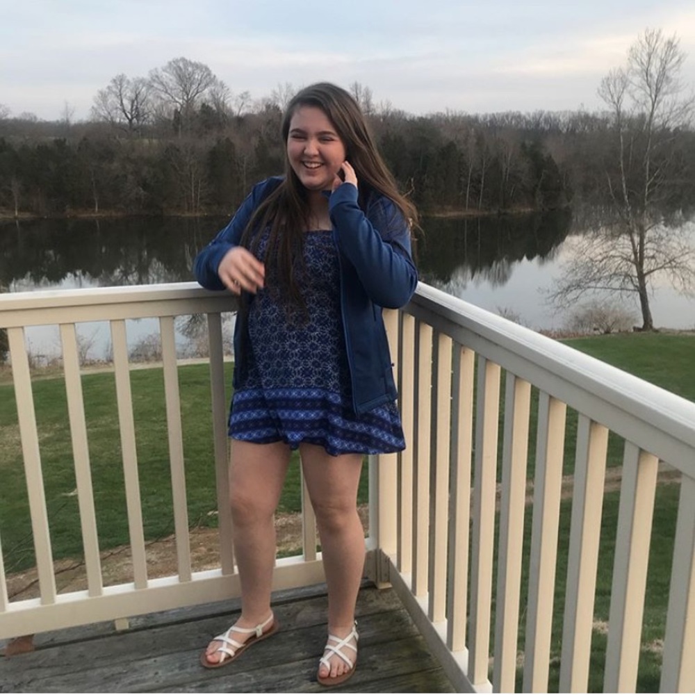 Blue forever 21 dress